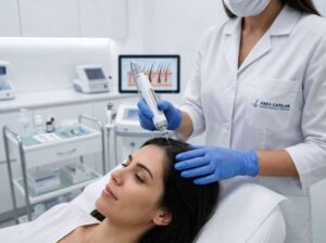 Tratamiento de carboxiterapia capilar en Área Capilar Madrid